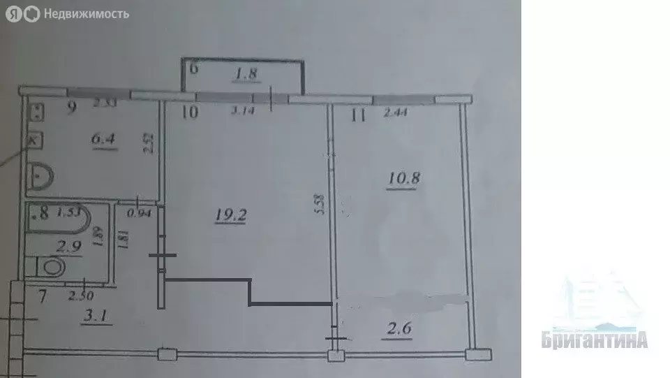 2-комнатная квартира: Самара, Партизанская улица, 177 (45 м) - Фото 1