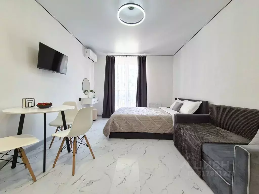 Студия Краснодарский край, Сочи ул. Искры, 88к3 (28.0 м) - Фото 0