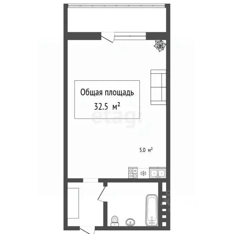 Студия Новосибирская область, Новосибирск ул. Виталия Потылицына, 9/4 ... - Фото 2