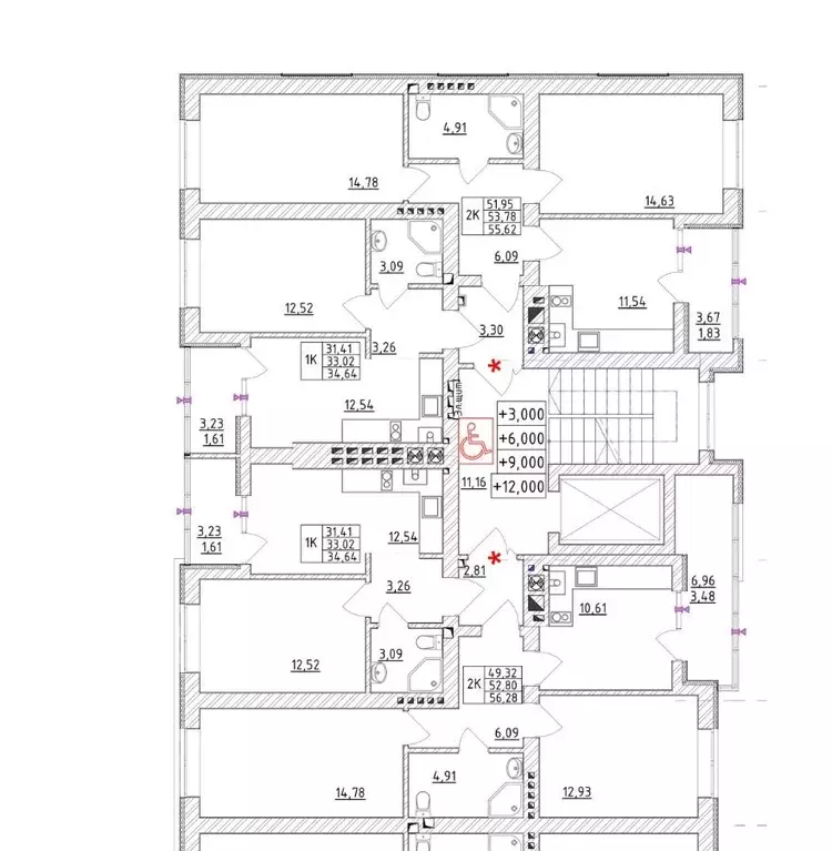 1-к кв. Калининградская область, Зеленоградск  (33.02 м) - Фото 2