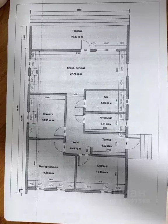 Дом в Тверская область, Калининский муниципальный округ, д. Гришкино ... - Фото 2