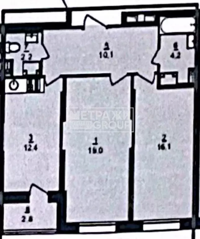 2-к кв. Москва Илимская ул., 1Вк2 (66.0 м) - Фото 1