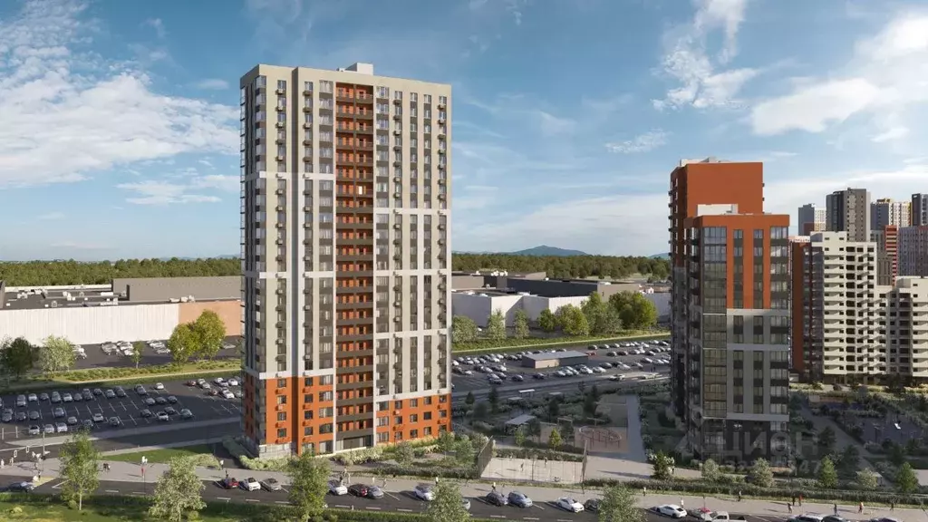 3-к кв. Самарская область, Самара АмГрад жилой комплекс (77.96 м) - Фото 2