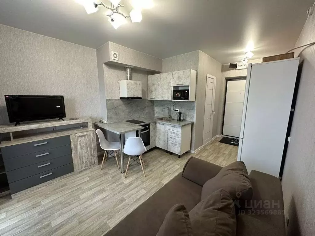 Студия Новосибирская область, Новосибирск ул. Титова, 254/1 (18.1 м) - Фото 1