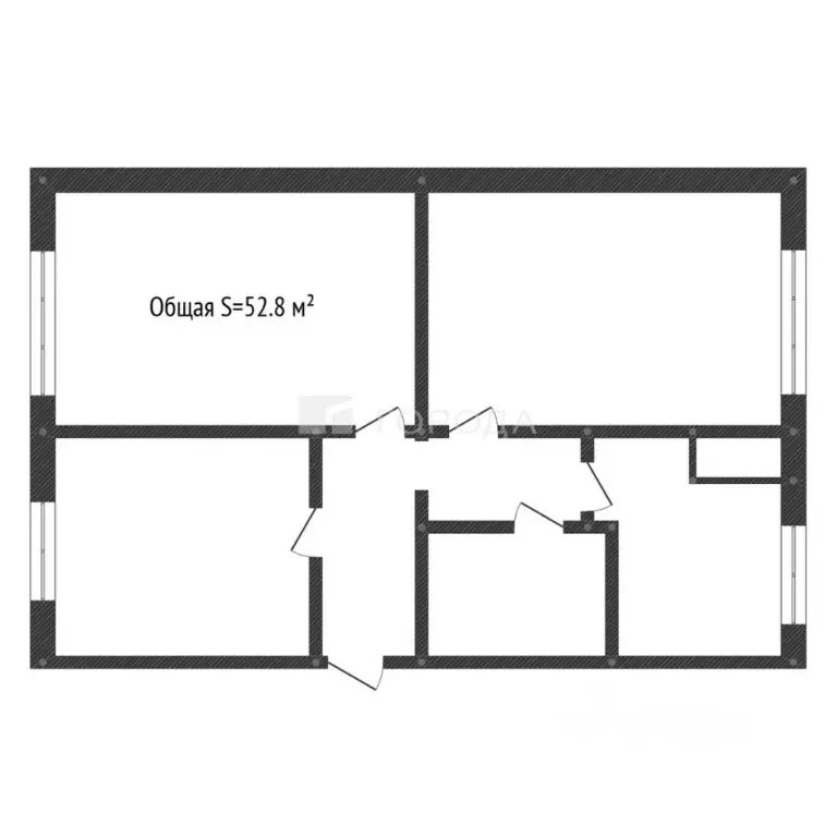 3-к кв. Алтайский край, Целинный район, с. Целинное Элеваторная ул. ... - Фото 2