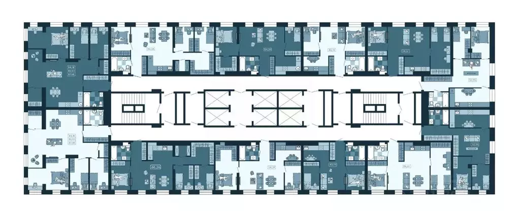 4-к кв. Приморский край, Владивосток ул. Борисенко (66.36 м) - Фото 2