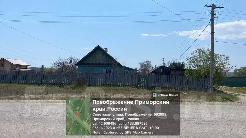Дом в Приморский край, Лазовский муниципальный округ, Преображение пгт ... - Фото 0