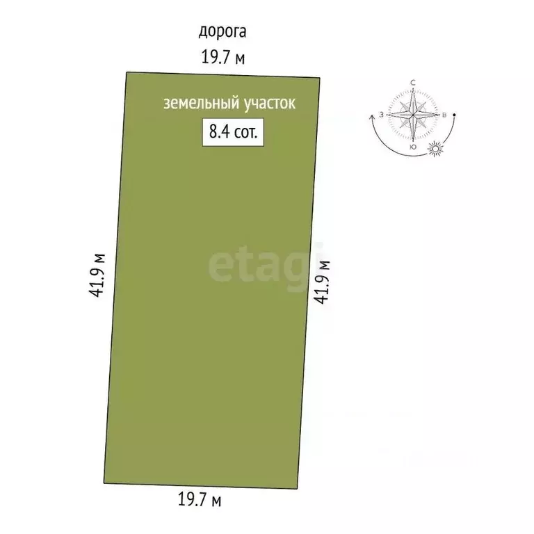 Участок в Ханты-Мансийский АО, Ханты-Мансийск Мир СОНТ,  (8.4 сот.) - Фото 1