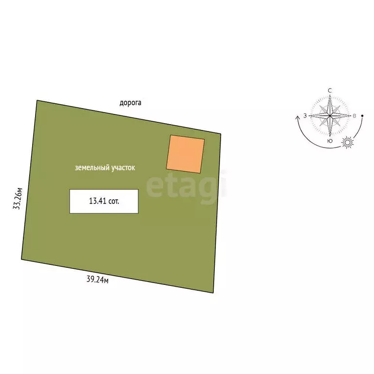 Дом в село Засопка, улица Гагарина (79.6 м) - Фото 1