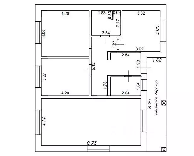 Дом в Калужская область, Ферзиковский муниципальный округ, Грабцево ... - Фото 2