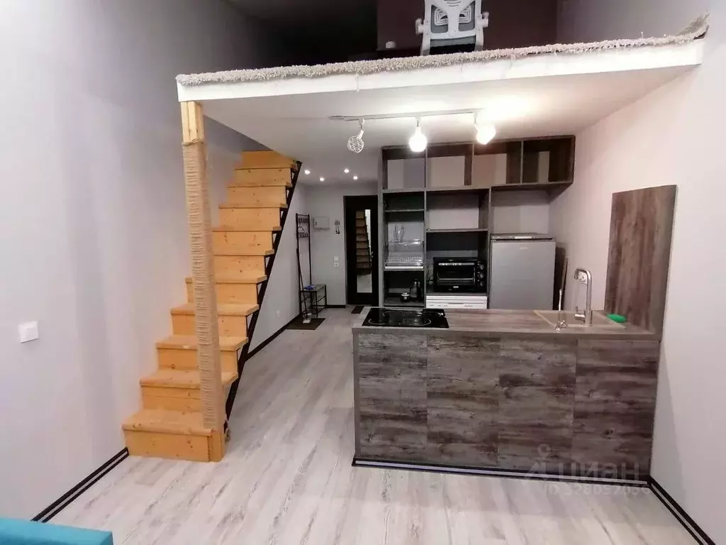 Студия Московская область, Королев Болшево мкр, Бурковский проезд, ... - Фото 1