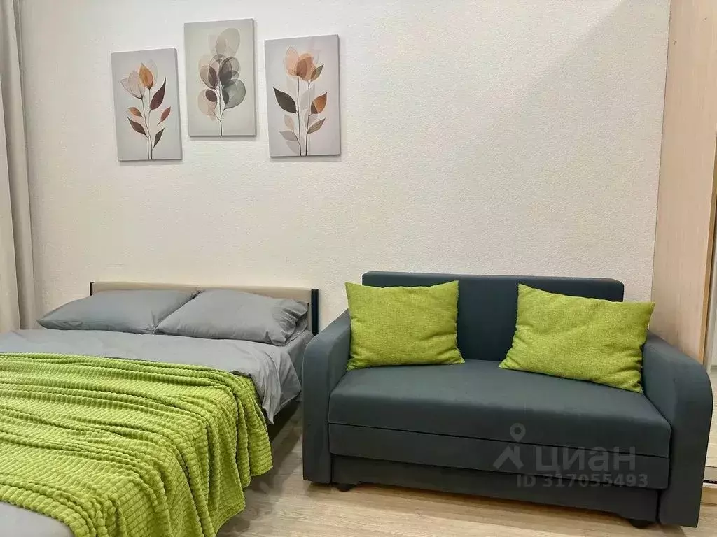 1-к кв. Татарстан, Казань ул. Родины, 26Е (30.0 м) - Фото 1