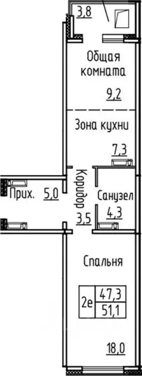 2-к кв. Новосибирская область, Новосибирский район, Мичуринский ... - Фото 0