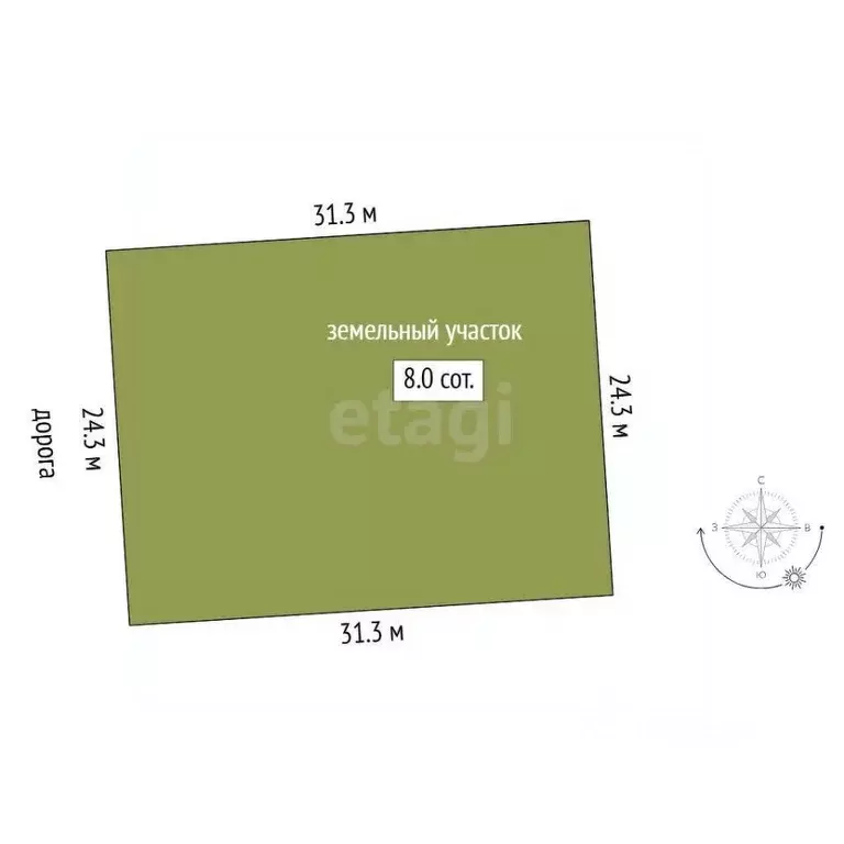 Участок в Тюменская область, Тюменский муниципальный округ, с. Успенка ... - Фото 1