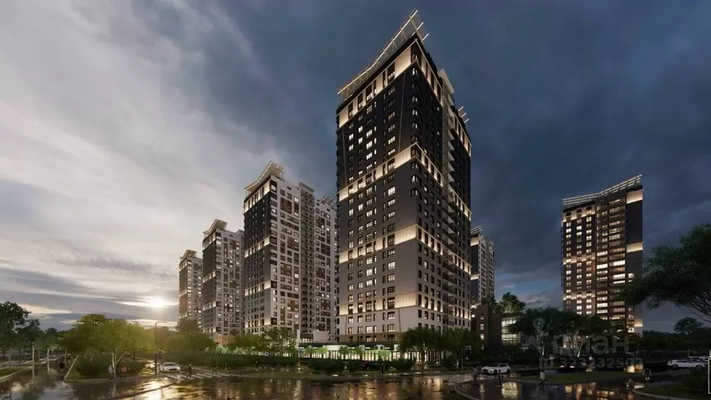 2-к кв. Красноярский край, Красноярск Чижи жилой комплекс (42.2 м) - Фото 2