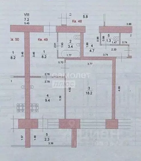 1-к кв. Марий Эл, Йошкар-Ола ул. Эшкинина, 23а (41.5 м) - Фото 1