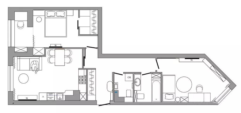 3-к кв. Москва ул. Архитектора Щусева, 2к3 (72.0 м) - Фото 1