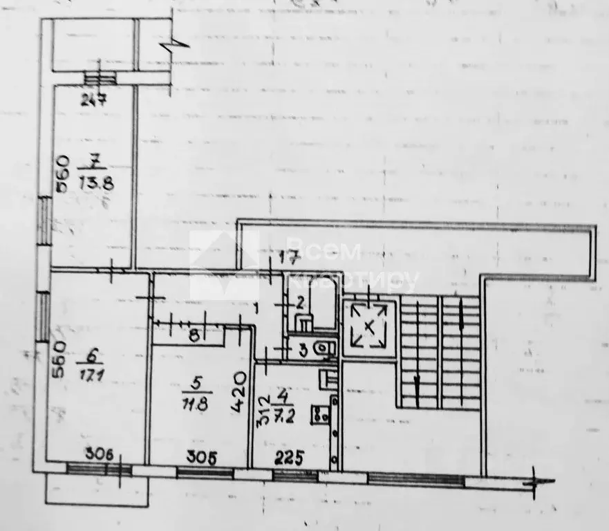 3-к кв. Новосибирская область, Новосибирск ул. Никитина, 70 (60.4 м) - Фото 1