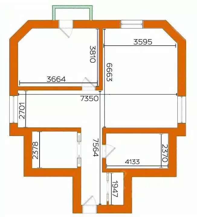 2-к кв. Москва Нагорная ул., 5К4 (65.3 м) - Фото 2
