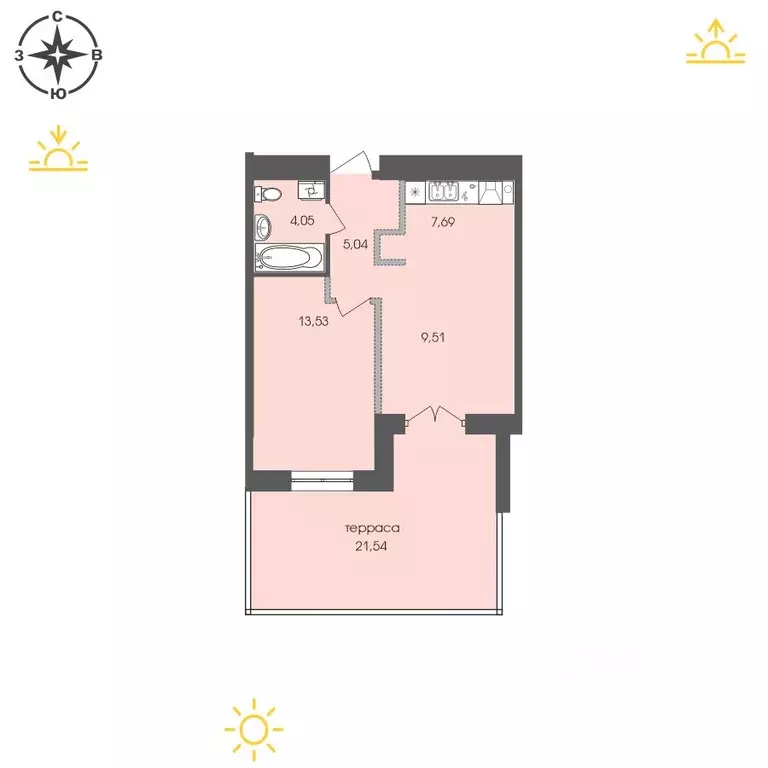 1-к кв. Иркутская область, Иркутск Энергетиков мкр,  (61.36 м) - Фото 0