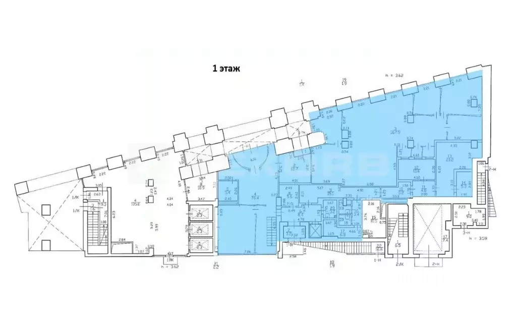Офис в Санкт-Петербург ул. Маяковского, 3б (771 м) - Фото 1