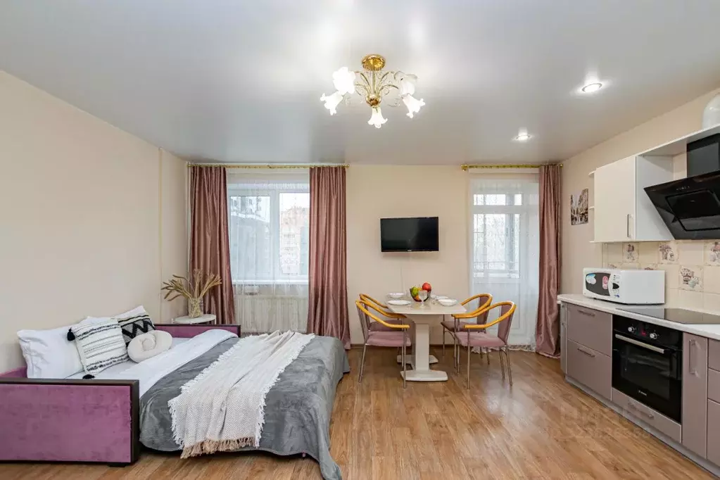 Студия Пермский край, Пермь ул. Решетникова, 24 (30.0 м) - Фото 1