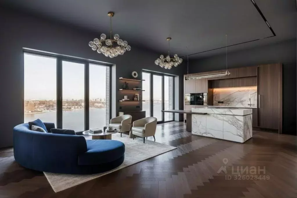 4-к кв. Санкт-Петербург наб. Макарова, 60 (150.0 м) - Фото 1