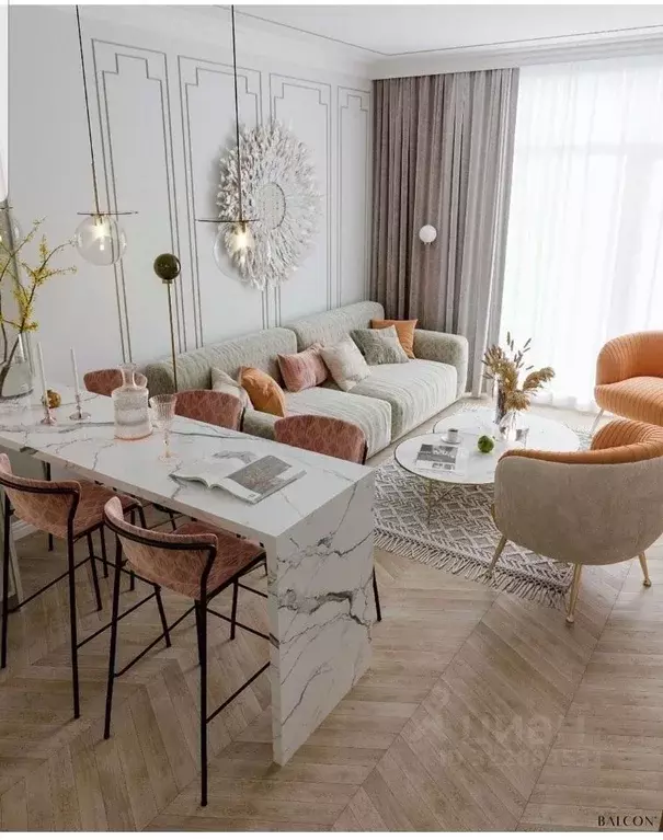 3-к кв. Краснодарский край, Краснодар Самолет кв-л,  (73.0 м) - Фото 2