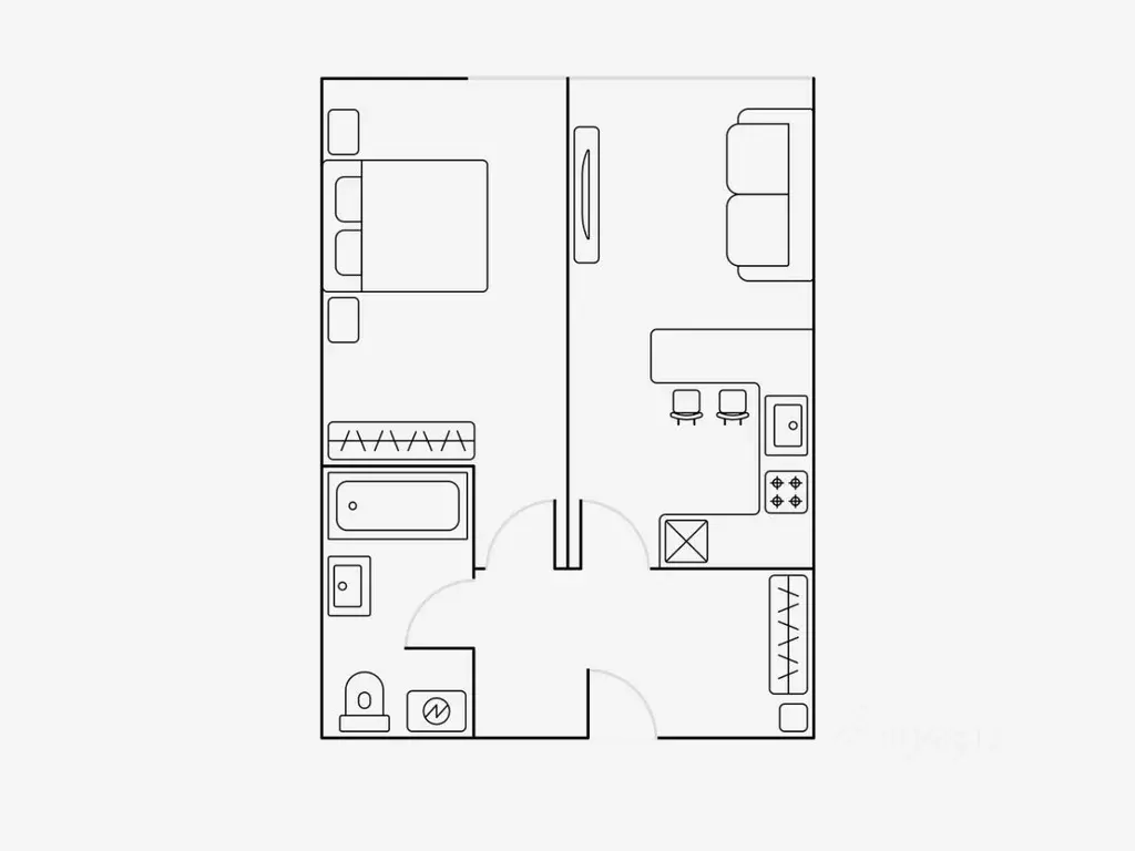 2-к кв. Москва ул. Василисы Кожиной, 13 (45.0 м) - Фото 2