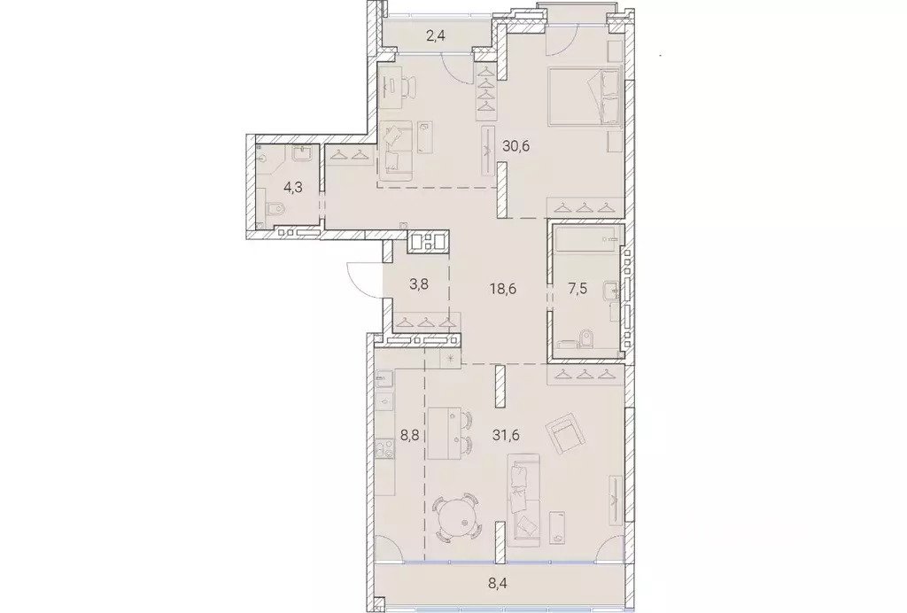 1-к кв. Новосибирская область, Новосибирск Овражная ул., 2А (116.0 м) - Фото 0