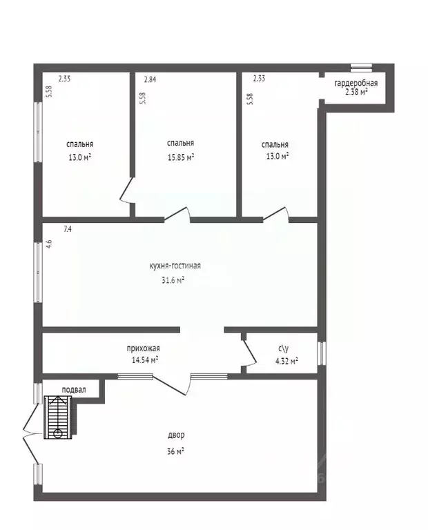 3-к кв. Дагестан, Дербент ул. Орджоникидзе, 8 (94.7 м) - Фото 1