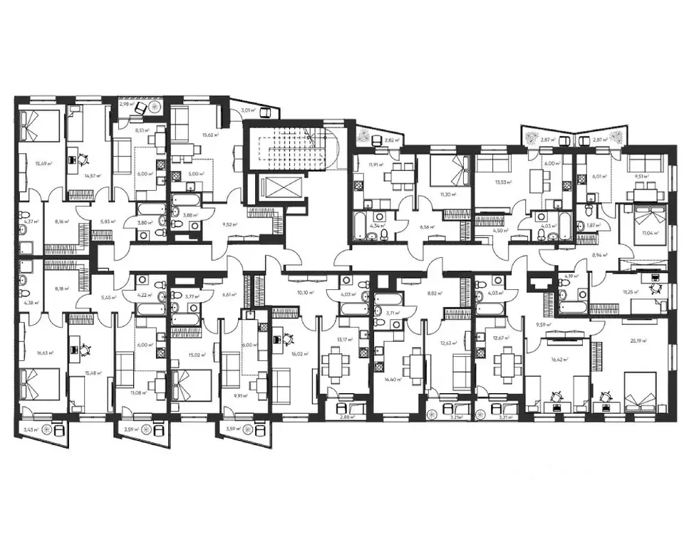 2-к кв. Пермский край, Пермь ул. Фрезеровщиков, 67А (70.8 м) - Фото 1