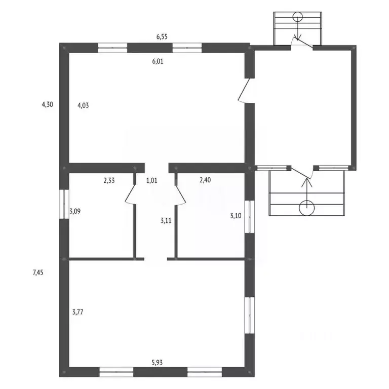 Дом в Амурская область, Серышевский муниципальный округ, с. Бочкаревка ... - Фото 2