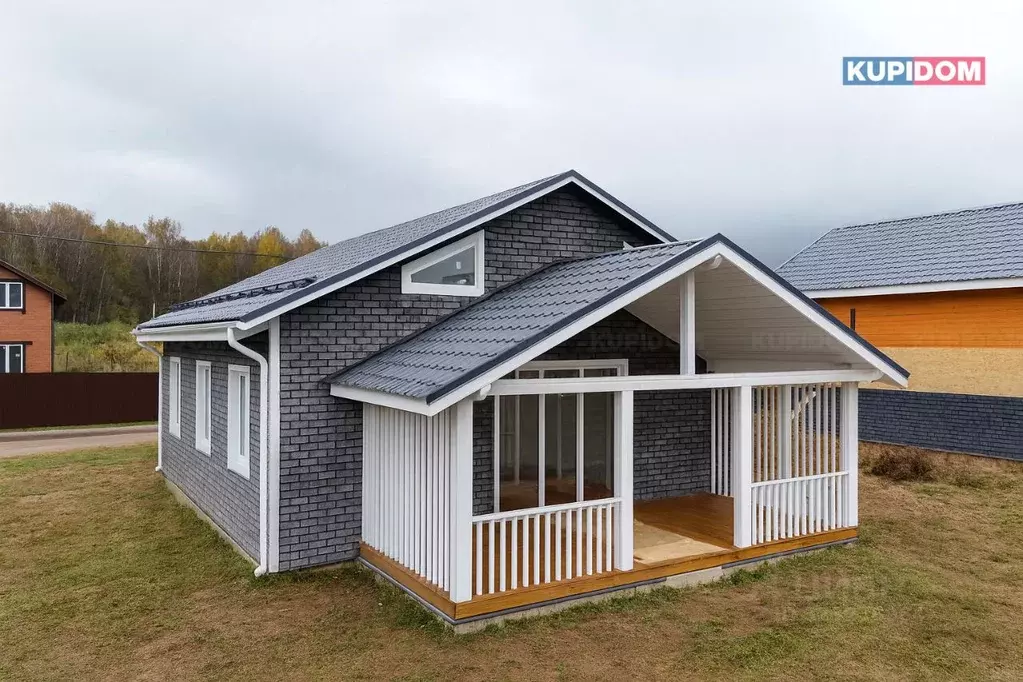 Дом в Калужская область, Совхоз Боровский с/пос, Волконское кп  (99 м) - Фото 1