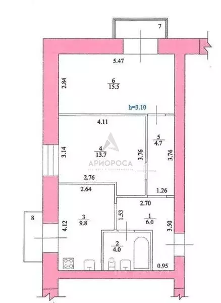 2-к кв. Волгоградская область, Волгоград просп. Имени В.И. Ленина, 16 ... - Фото 1