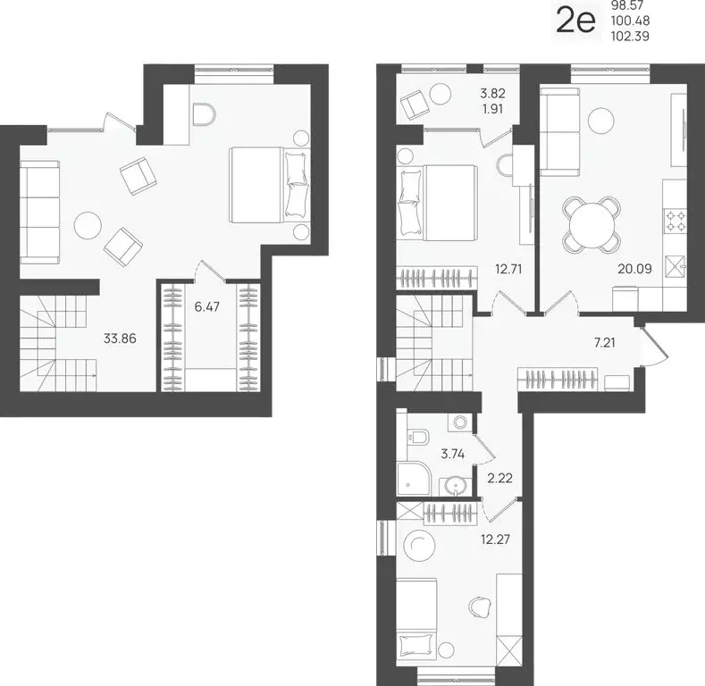 Квартира-студия: Калининградская область, Пионерский (100.48 м) - Фото 1