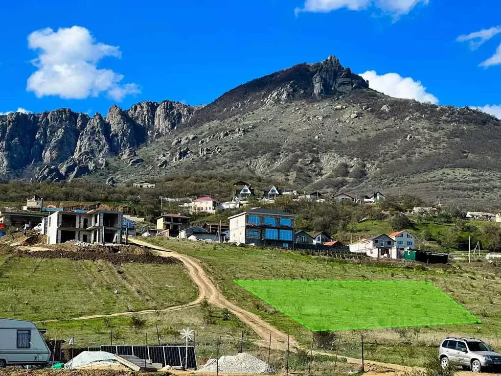 Участок в Крым, Алушта городской округ, с. Лучистое ул. Объездная ... - Фото 1