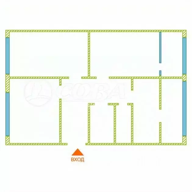 5-к кв. Краснодарский край, Сочи ул. Гудаутская, 3 (75.0 м) - Фото 0