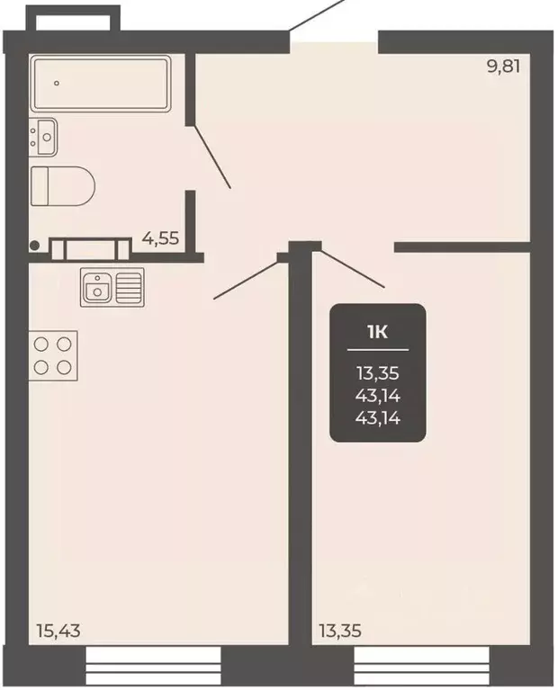 Офис в Новосибирская область, Новосибирск Автогенная ул., 75 (43 м) - Фото 0