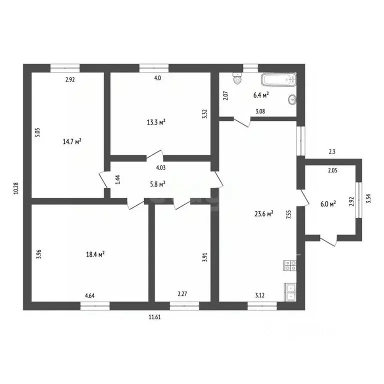 Дом в Крым, Советский пгт ул. Энергетиков (118 м) - Фото 2