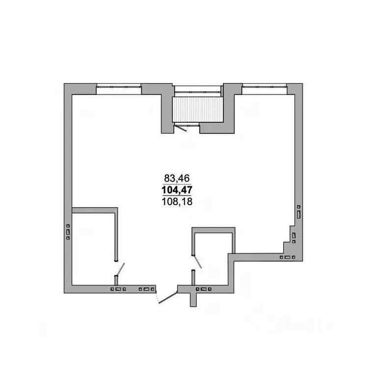 2-к кв. Новосибирская область, Новосибирск ул. Сеченова, 13 (108.18 м) - Фото 0