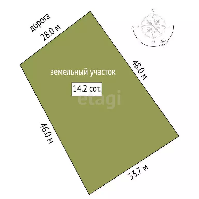 Участок в деревня Дербыши, Московская улица (15 м) - Фото 0