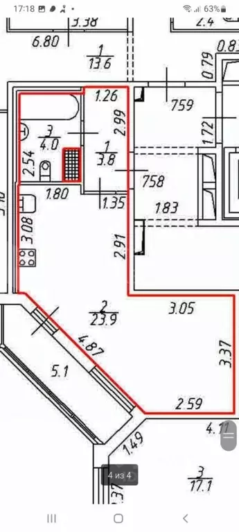 1-к кв. Санкт-Петербург Богатырский просп., 2А (39.0 м) - Фото 1