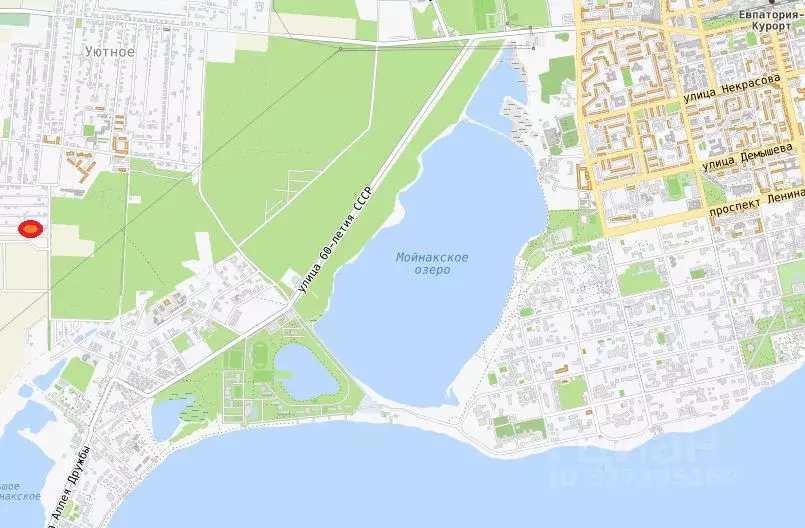 Участок в Крым, Сакский район, с. Уютное, Прибой СПК ул. Садовая, 49 ... - Фото 1