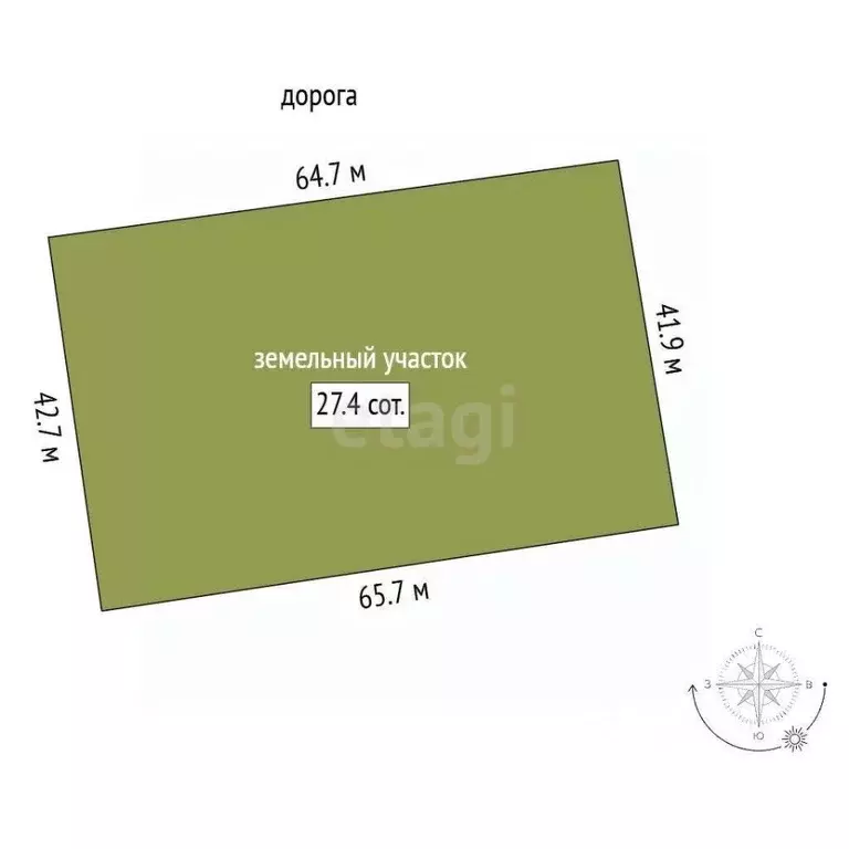 Участок в Пермский край, Пермский муниципальный округ, д. Качка ул. ... - Фото 2