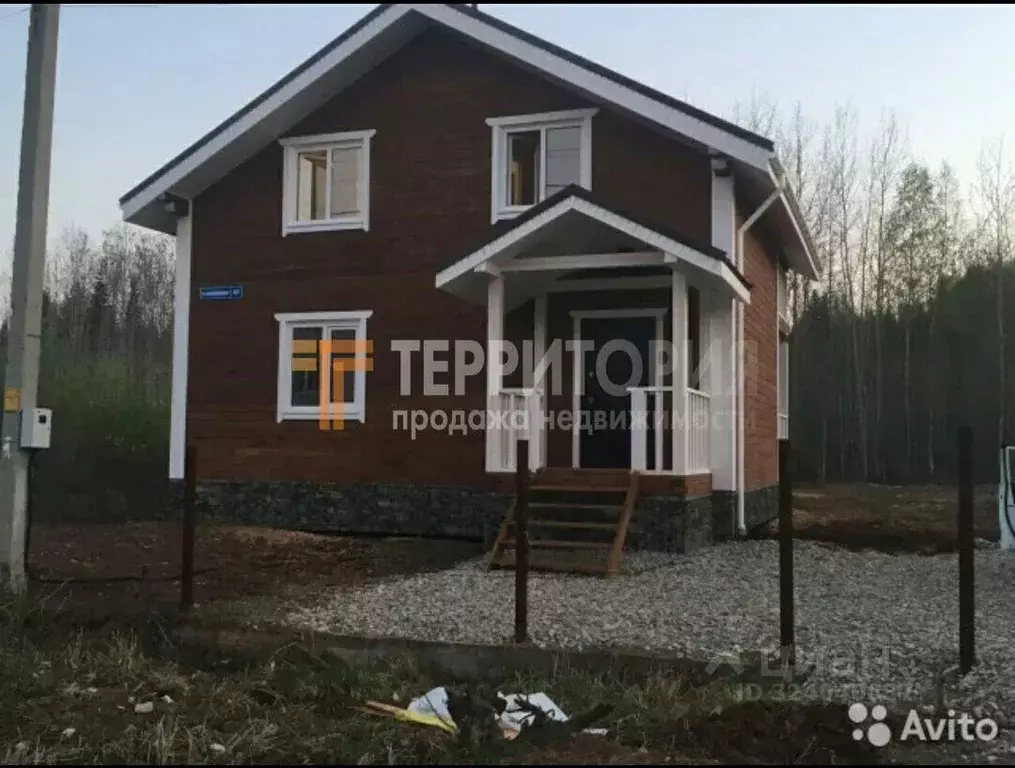 Дом в Пермский край, Пермь Ново-Бродовский жилрайон, ул. Смородиновая, ... - Фото 2