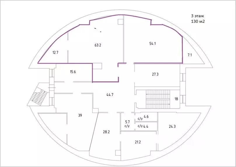 Офис в Пермский край, Пермь ул. Окулова, 27 (130 м) - Фото 0