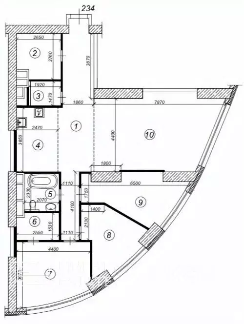 4-к кв. Москва просп. Мира, 188Бк1 (128.5 м) - Фото 2