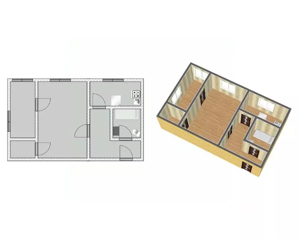 2-к кв. Ленинградская область, Кировск ул. Пушкина, 6 (40.4 м) - Фото 1