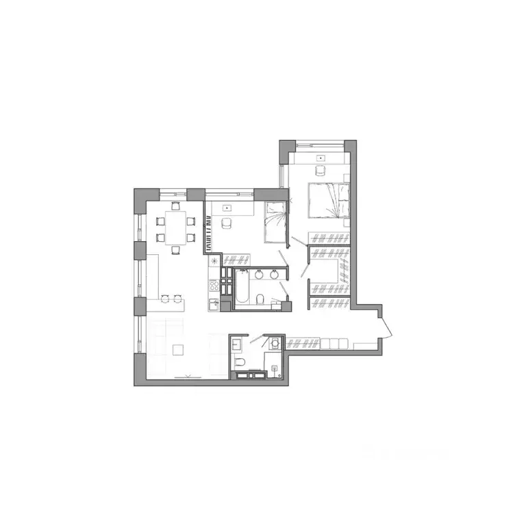 3-к кв. Приморский край, Владивосток ул. Маковского, 55к2 (90.2 м) - Фото 1